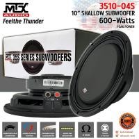 ราคา สินค้าใหม่ !! ลำโพงซับวูฟเฟอร์ติดรถยนต์ 10 นิ้ว ลำโพงเบส Subwoofer ยี่ห้อ MTX AUDIO แท้!! มีใบรับประกัน รุ่น 3510-04S (29454387678)