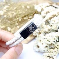 ราคา ข้อมือหนังแท้ สลักชื่อฟรี (577129268)