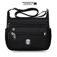ราคา myspacefashion(MY1947) กระเป๋าสะพายข้าง Xiuxianxilie ผ้าoxford มี 4 สี มีช่องเยอะ (22858852857)