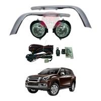 ราคา ไฟตัดหมอก สปอร์ทไลท์ LED แสงขาว ISUZU MU X อีซูซุ 2016 2017 2018 2019 (28166431124)