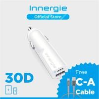 ราคา Innergie 30D - ที่ชาร์จในรถยนต์ USB-C+A 30 วัตต์ แถมฟรีสายชาร์จ C-A (กดรับสินค้าฟรีตรง Add-on) (3955783020)