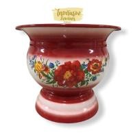 ราคา กระโถนปากแตร นกเพนกวิน กระโถนเคลือบ 22 ซม. เคลือบแท้ เคลือบลายโบราณ แข็งแรง ทนทาน ถวายพระสงฆ์ งานบุญ ใส่กองบุญ (6347815016)