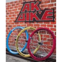 ราคา ชุดล้อเสือหมอบ ขนาด 700c ล้อฟิกเกียร์ ขอบสูง 48มม. รองรับการใช้งานทั้งดิสเบรคและริมเบรค (4635066533)