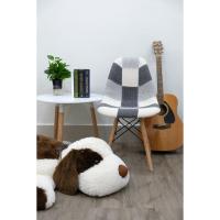 ราคา InspiredHome เก้าอี้ สไตล์โมเดิร์น เก้าอี้พลาสติก ขาไม้บีช บุด้วยฟองน้ำ หุ้มผ้า (IN-235B1) (4931703429)