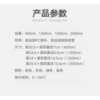 ราคา แก้วเยติ ขวดน้ำพลาสติก แบบพกพา ความจุขนาดใหญ่ ขนาด1.5 ลิตร 2 ลิตร กระบอกน้ำ ขวดปลอดสาร BPA ขวดน้ำดื่ม (23434148321)