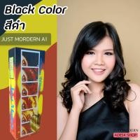 ราคา ครีมย้อมผม จัสท์โมเดอร์น (สีดำ เอ 1) ยาย้อมผม สีย้อมผม Just modern 50 ml. (23676085070)