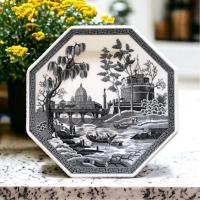 ราคา Spode Heritage Octagonal Plate Rome 9.5 Inch (25356606067)