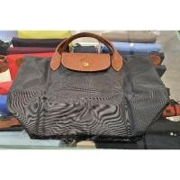 ราคา แท้ 100% ใหม่ Longchamp Le pliage S(M) short หูสั้น สีเทา (29356664204)