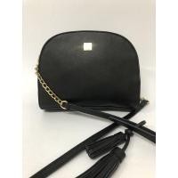 ราคา กระเป๋ามือสอง ของแท้ Elegance PARIS หนัง Saffiano สีดำ ขนาด 8 นิ้ว พร้อมส่ง (20601597944)