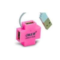 ราคา เพิ่มช่อง USB HUB USB 4PORT Oker (230248129)