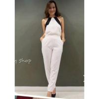 ราคา #มือสอง กางเกงผ้าฮานาโกะสีขาวครีมXL (857131742)