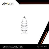 ราคา JJGLASS - ( AMORN ) CHRISMAS JAR 25cm.- โหลแก้วพร้อมฝา แฮนด์เมด เนื้อใส (8662192494)