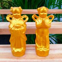 ราคา กิมท้ง เง็กนึ่ง ลูกศิษย์เจ้าแม่กวนอิม สีน้ำทอง สูง 15 ซม เหมาะถวายองค์เจ้าแม่กวนอิมเสริมบารมีโชคลาภให้สำเร็จเร็วขึ้น (19878295280)