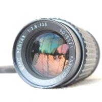 ราคา เลนส์มือหมุน SMC Pentax 135mm f3.5(32) mount PK พร้อมฝา หน้า ท้าย Sn:5015571 (23988604423)
