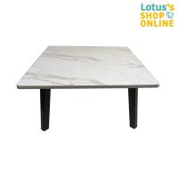 ราคา โนบูรุ โต๊ะญี่ปุ่น ลายหินอ่อน สีขาว 60*60 ซม. NOBURU JAPANESE TABLE MARBLE 60 X 60 CM. (13606104185)