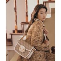 ราคา [สินค้าแท้100%] New Gucci Horsebit 1955 สีขาว รุ่นขายดี ดาราเซเลปใช้ทุกคน #ยอดฮิต #gucci (18816393802)