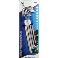 ราคา ประแจ ชุดประแจ 6เหลี่ยม ประแจ ประแจหกเหลี่ยม Also แบบยาว ประแจแอล กุญแจหกเหลี่ยม 9 ตัวชุด หัวหกเหลี่ยม หัวตัด ราคาถูก (3554888083)