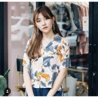 ราคา เสื้อเชิ้ตฮาวาย เนื้อผ้าสปัน พร้อมส่ง❤️ (934027735)