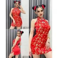 ราคา กี่เพ้าเซ็กซี่ ชุดจีน กี่เพ้าสั้น ชุดตรุษจีนพร้อมส่งจากไทย (14438797574)