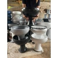 ราคา อ่างดินเผาลายหินอ่อน คละสีส่งอ่างบัวดินเผา พร้อมฐาน ขนาด12นิ้ว ฐานสูง6.5 นิ้วความสูงฐาน+อ่าง11นิ้ว (27109434534)