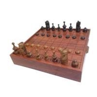 ราคา ชุดกระดานหมากรุกไทยไม้เนื้อแข็งลิ้นชักพร้อมตัวหมากรุกไทยชุดภูคา (6718536370)