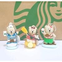 ราคา พวงกุญแจหมี starbucks Summer Bearista ปี 2019 สตาร์บัคส์ (11233926131)