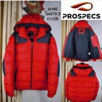 ราคา เสื้อกันหนาวขนเป็ด Down Jacket แบรนด์ Prospecs สีแดง (6017599835)