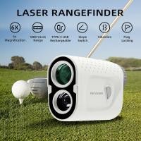 ราคา Revasri Golf Rangefinder พร้อม Slope 1000Yards Laser Range Finder Golfing 6X ขยายเสาธงล็อคการสั่นสะเทือนชาร์จ Range Finders พร้อมแม่เหล็กลาย (29924324398)