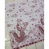 ราคา Laweyan ผ้าบาติก ลายนกยูง สีแดง รหัส 320 (7791324123)