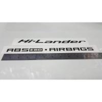 ราคา สติ๊กเกอร์แบบดั้งเดิมติดรถ ISUZU คำว่า Hi-Lander + ABS EBD-AIRBAGS ติดรถ แต่งรถ อีซูซู hilander sticker ติดท้ายรถ (7730604142)