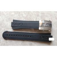 ราคา Breta 26 มม. x 12 มม.สายยางสําหรับ Oris Aqui 733 7653 Motorsport นาฬิกาดําน ้ ําสายนูน (29452112610)