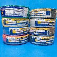 ราคา GOODLAND/DOLDEN CABLE สายไฟ THW สายไฟเดี่ยว ขนาด 1x4 ยกขด 50 เมตรเต็ม มีมอก. 3-2553 สายทองแดง สายTHW สายเมน มี 8 สี (29813461292)