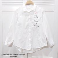ราคา เสื้อเชิ้ตเด็ก Zara Girls แท้100% สีขาวปักลายม้ายูนิคอร์นน่ารักๆ ผ้าดีมากๆค่ะ ไซส์ 10Y 140cm (22984888576)