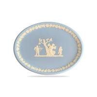 ราคา Wedgwood Pale Blue Oval Tray 9.7” (15947323763)