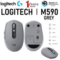 ราคา ⚡️กรุงเทพฯด่วน1ชั่วโมง⚡️ LOGITECH M590 GREY MULTI-DEVICE SILENT เม้าส์ไร้สาย WARRANTY 1 YEAR (10287100800)