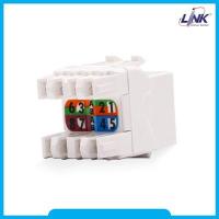ราคา หัวแลนตัวเมีย US-1006SL CAT6 RJ45 Modular JACK ยี่ห้อ LINK ของแท้ ของใหม่ (4816455724)