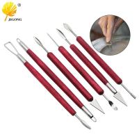 ราคา 6Pcs DIY Clay Sculpting Tools Kit Wax Pottery Ceramics Carving Tool Art Craft Clay Modeling Sculpture Carving Knife Set (19386570701)