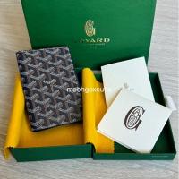 ราคา (พร้อมส่ง/ของแท้) GOYARD Grenelle Passport Cover สี Navy Blue (25835799502)