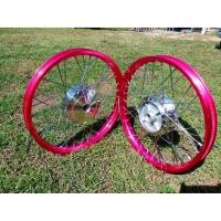 ราคา ชุดล้อดรีม 110i ดรีม125 สีชมพู่ เวฟรุ่นดรัมเบรกหน้า+หลัง (5095622211)