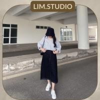 ราคา ผู้หญิง LONG JEAN SKIRTS JEAN SKIRTS เท่านั้นยาวจีบ JEAN BASIC SKIRT | Lim.studio [ภาพจริง/วีดีโอจริง] ITEM (29324846538)