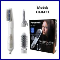ราคา [PANASONIC] Eh-ka31 เครื่องจัดแต่งทรงผม พร้อม 3 สิ่งที่แนบมา, แปรงเป่า, แปรงลูกกลิ้ง, เตารีดลม, 3 in 1 (25453930434)