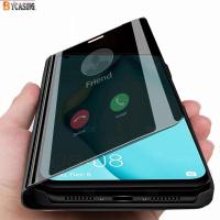 ราคา Huawei P40 Pro P40 Lite P40 Huawei Nova 7i Nova 5T Luxury Smart Mirror Leather Filp Case BY (3824162940)