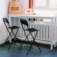 ราคา IKEA แฟรงคลินบาร์สตูลบาร์เก้าอี้ไม้เนื้อแข็งบาร์สตูลพับนอร์ดิกสไตล์เรียบง่ายบาร์สตูล (25035651268)