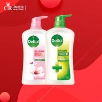 ราคา [ซื้อ1แถม1] Dettol เดทตอล ครีมอาบน้ำ ขนาด 500 มล. (9408664938)