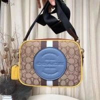 ราคา Coach DEMPSEY CAMERA BAG IN SIGNATURE JACQUARD WITH STRIPE AND COACH PATCH (COACH 1912) (9714151730)