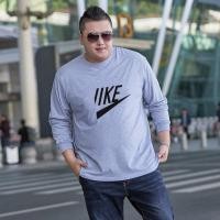 ราคา ข้อเสนอพิเศษ ❏> เสื้อยืดแขนยาวผู้ชาย ผ้าฝ้ายแท้ หลวม ไซส์ใหญ่ เสื้อท่อนล่างตัวอ้วน พลัส อ้วน คนอ้วน เสื้อผ้าฤดูใบไม้ร่วง (16970490611)