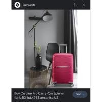 ราคา กระเป๋าเดินทาง Samsonite 25 นิ้ว แท้ ของใหม่ ไม่มีใบ Warranty (24313475690)