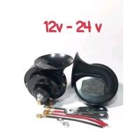 ราคา แตรรถ แตรมอเตอร์ไซค แตรหอยโข่ง เสียงรถยุโรป 12v/24vความดัง 105-118DB ถูกต้องตามกฏหมาย(สีดำ) (6721732856)