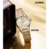 ราคา Hot sell!นาฬิกา Casio Standard รุ่น LTP-V300G-9A นาฬิกาสำหรับผู้หญิง สายแสตนเลสสีทอง หน้าปัดทอง - แท้ 100% ประกันศูนย์ 1 (17596745937)