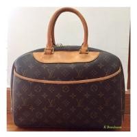 ราคา Louis Vuitton Monogram Deauville Handbag แท้ % (3342394882)